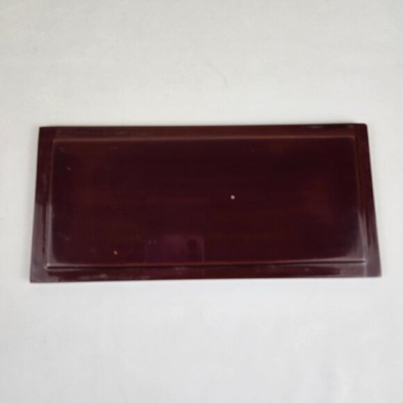 Wooden Lacquered Rectangular Box with Golf Ball & Club Head on Top Removable Lid - Picture 12 of 16